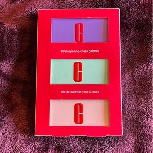 Three Clinique Eye & Cheek Palettes New in Box